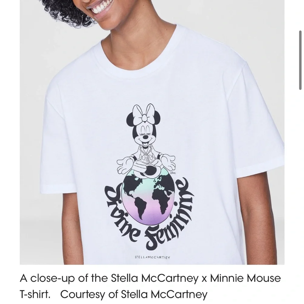STELLA MCCARTNEY DISNEY Womens Day Minnie Mouse T shirt LIMITED EDITION - Picture 1 of 8
